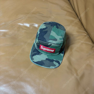 Supreme 슈프림 밀리터리 워시드 우드랜드 카모 캠프캡 모자 (Washed Woodland Camo)