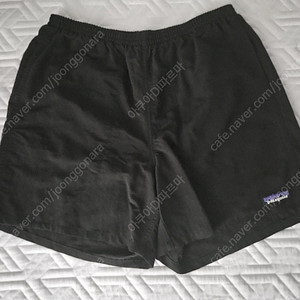 파타고니아 남자 배기스 반바지 5인치 블랙