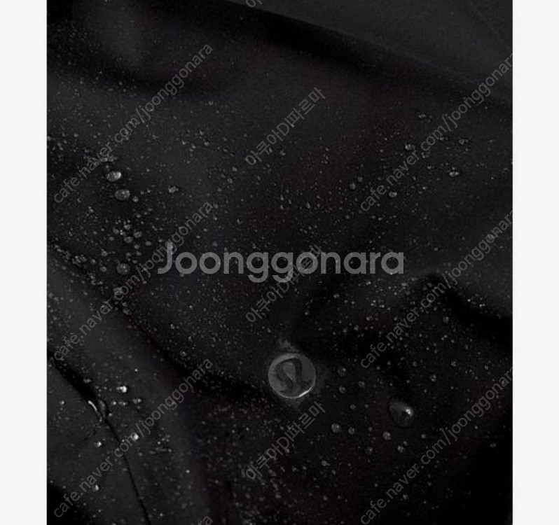 명품 운동복 룰루레몬 워터프루프 바람막이 블랙 자켓--3