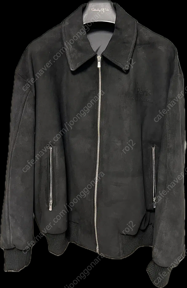 [L] 22FW STU 고트 스웨이드 자켓 블랙 STU OFFICE 이미지