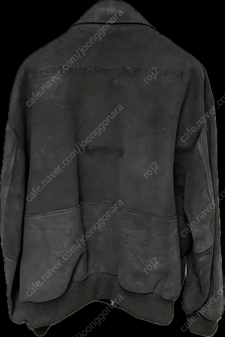 [L] 22FW STU 고트 스웨이드 자켓 블랙 STU OFFICE 이미지