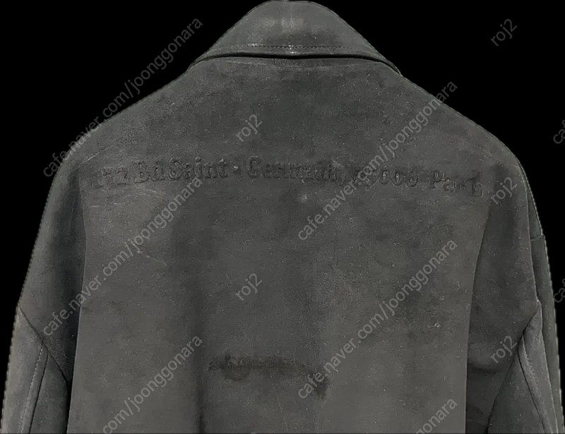 [L] 22FW STU 고트 스웨이드 자켓 블랙 STU OFFICE 이미지