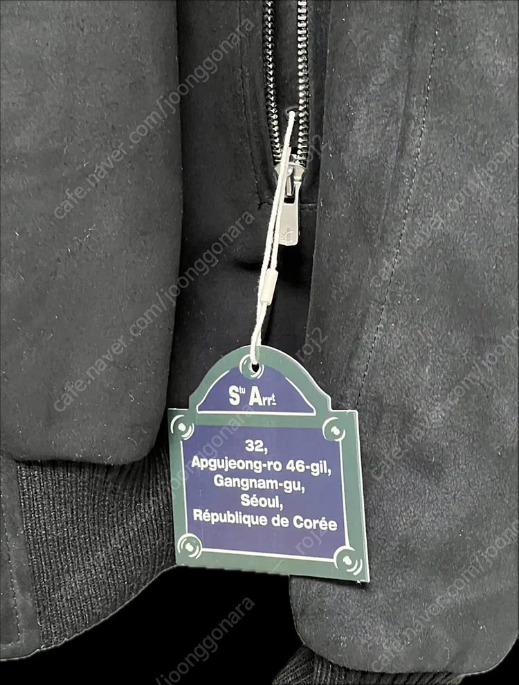 [L] 22FW STU 고트 스웨이드 자켓 블랙 STU OFFICE 이미지