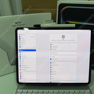 아이패드 프로7세대 M4 13 셀룰러(애케플), 키보드,펜슬 풀세트 급처중 SS급