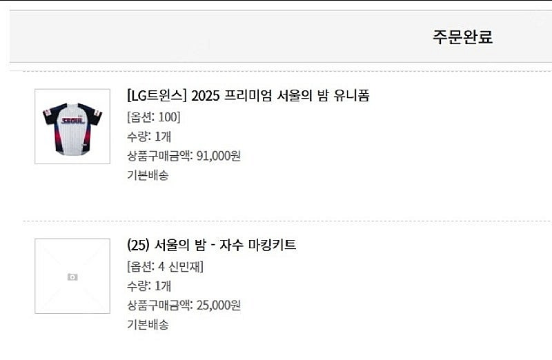 (새제품, 택배비포함)LG트윈스 프리미엄 서울의밤 유니폼(4신민재 자수마킹)--7