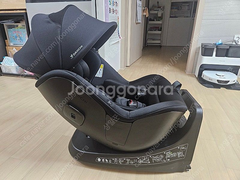 다이치 원픽스 360 프리미엄블랙 카시트--4