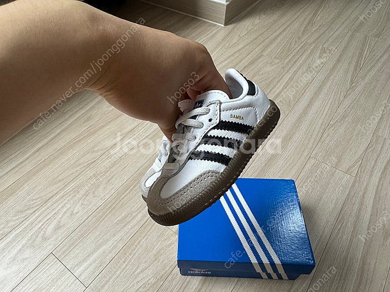 아디다스 삼바 베이비 키즈 운동화 120 새상품--1