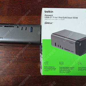 벨킨 11in1 프로 GaN 독 150W INC020qc, 실버그레이 판매합니다