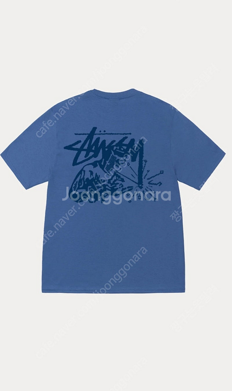 [미개봉] 스투시 WELDER TEE 블루 XL--0