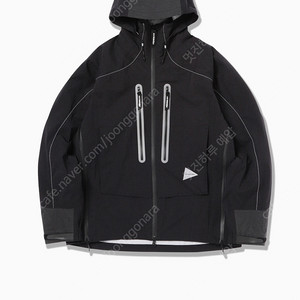 앤드원더 퍼텍스 쉴드 레인자켓 블랙 Andwander pertex shild Rain jacket 새제품 L 사이즈 100-105 (국내판)