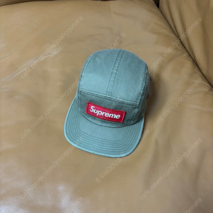 Supreme 슈프림 밀리터리 워시드 카키 캠프캡 모자 (Military Washed Khaki)