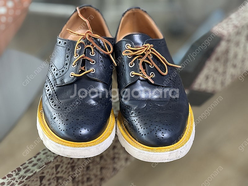 MARK MCNAIRY Navy Calf Brogue ...--1