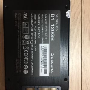 노트북용 SSD 120g