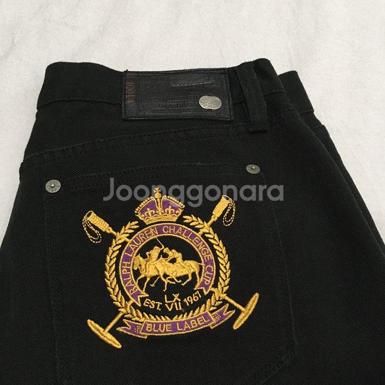 랄프로렌 블루라벨 여성 블랙진 데님팬츠 (29)--1