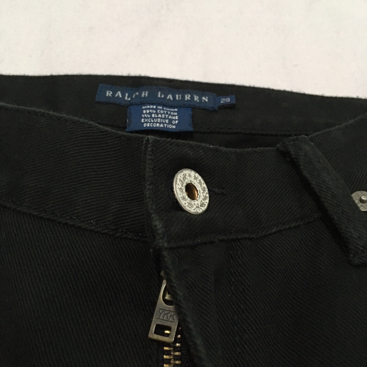 랄프로렌 블루라벨 여성 블랙진 데님팬츠 (29) 이미지