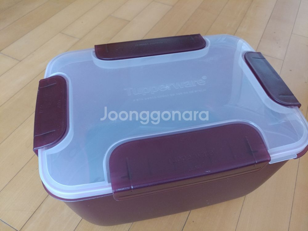 [미사용]김치전용용기/삼성타파웨어/11.8리터--0