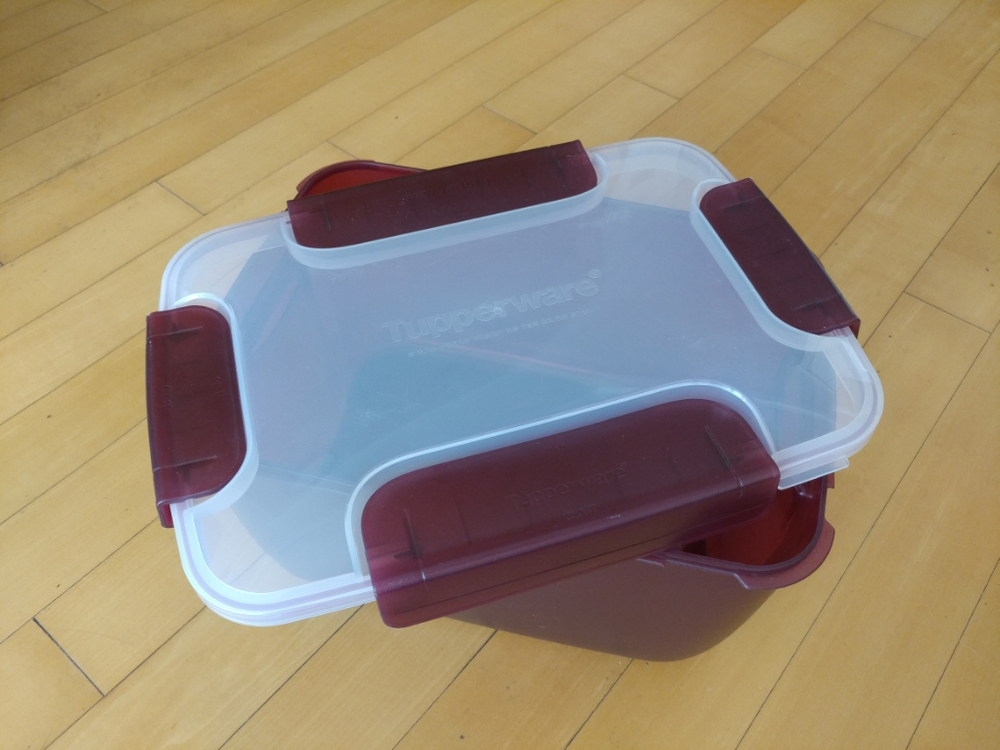 [미사용]김치전용용기/삼성타파웨어/11.8리터--1