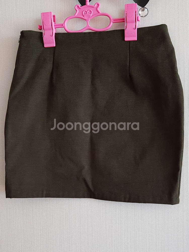 S싸이즈 스커트 1+1 (검정ㆍ카키)--2