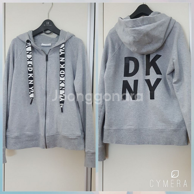 ☆DKNY 기모 후드집업티--0