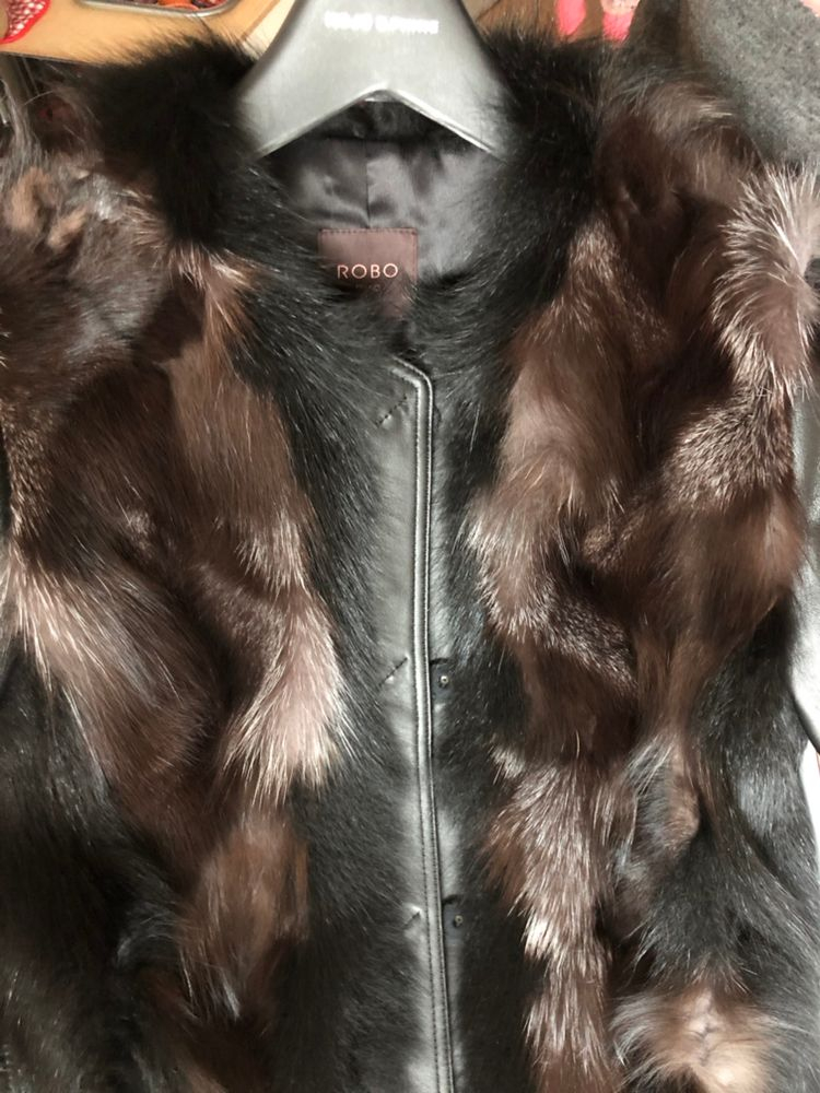 로보 이탈리아 양가죽 모피자켓_55사이즈 이미지