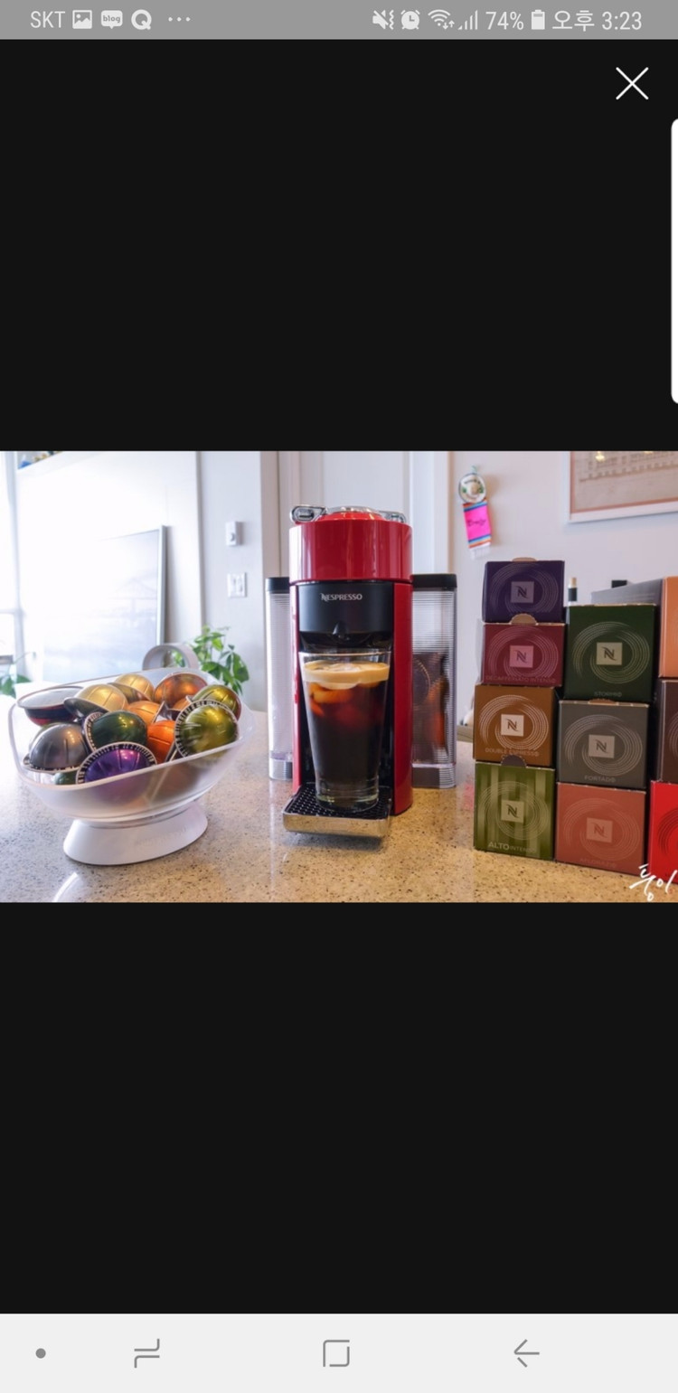 네스프레소 퓨어락 디스펜서 이미지