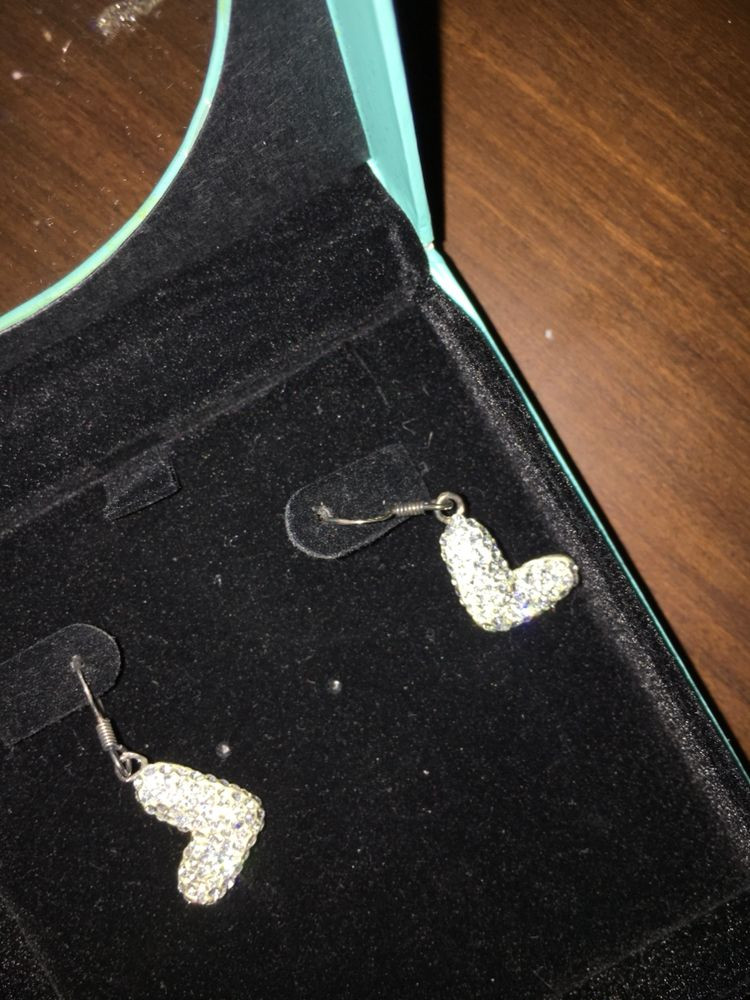 OST 하트 큐빅 귀걸이 세트 만원--1