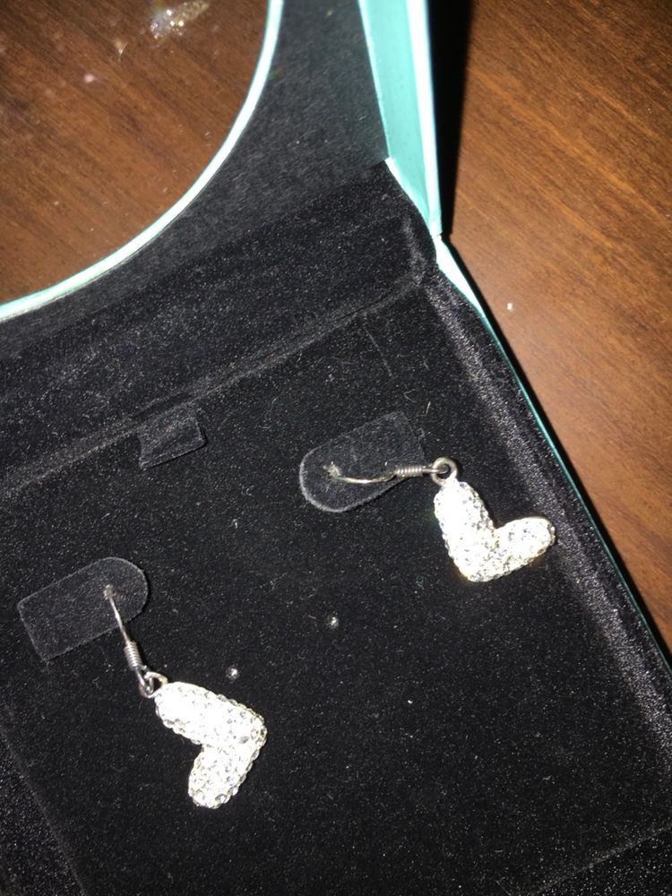 OST 하트 큐빅 귀걸이 세트 만원--2