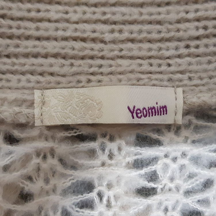 yeomim 일본정품 모혼방 랩st 니트조끼 이미지