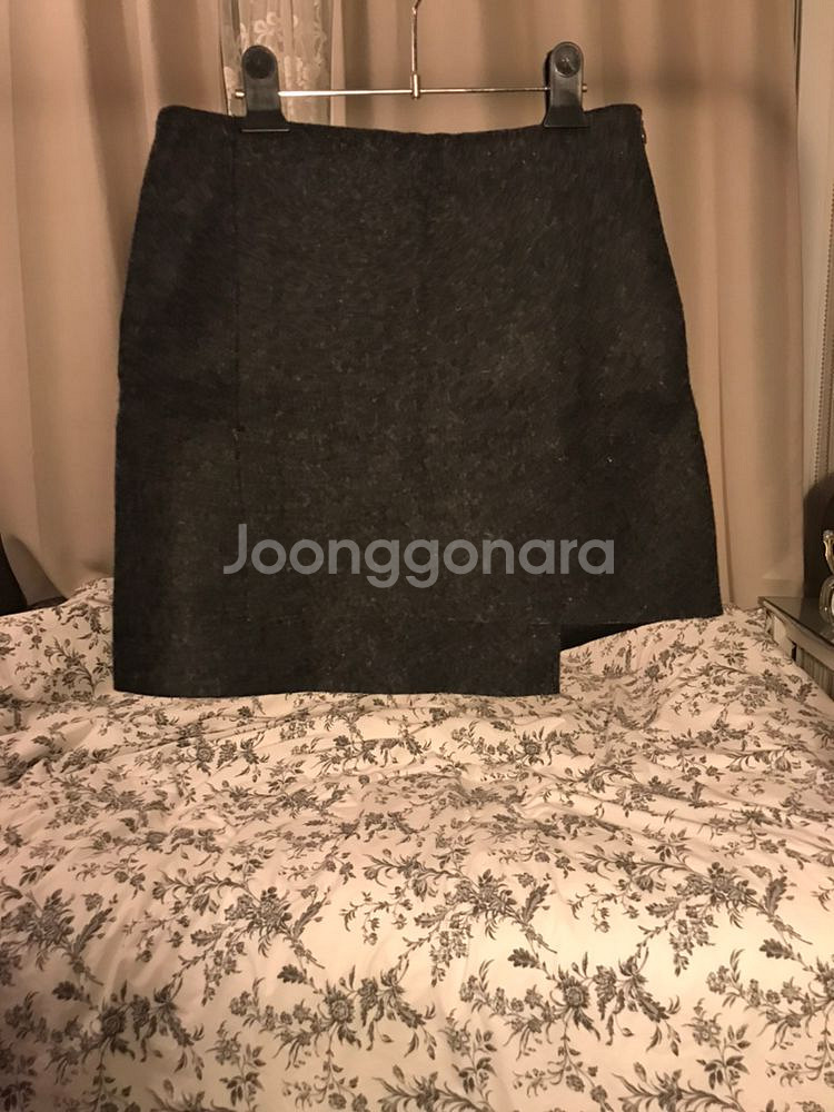 모직언발미니스커트--0