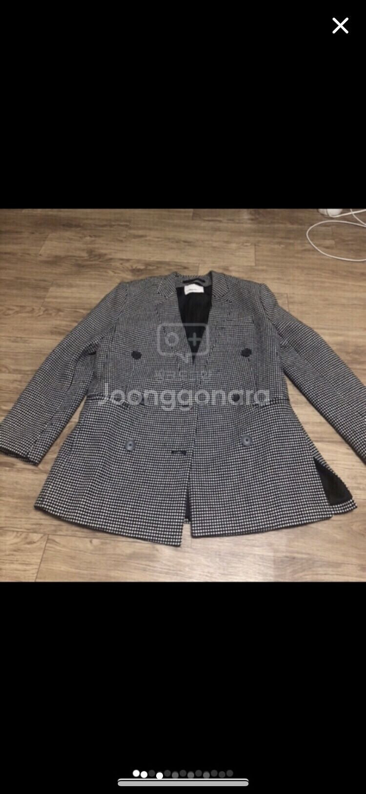 여)체크자켓--0