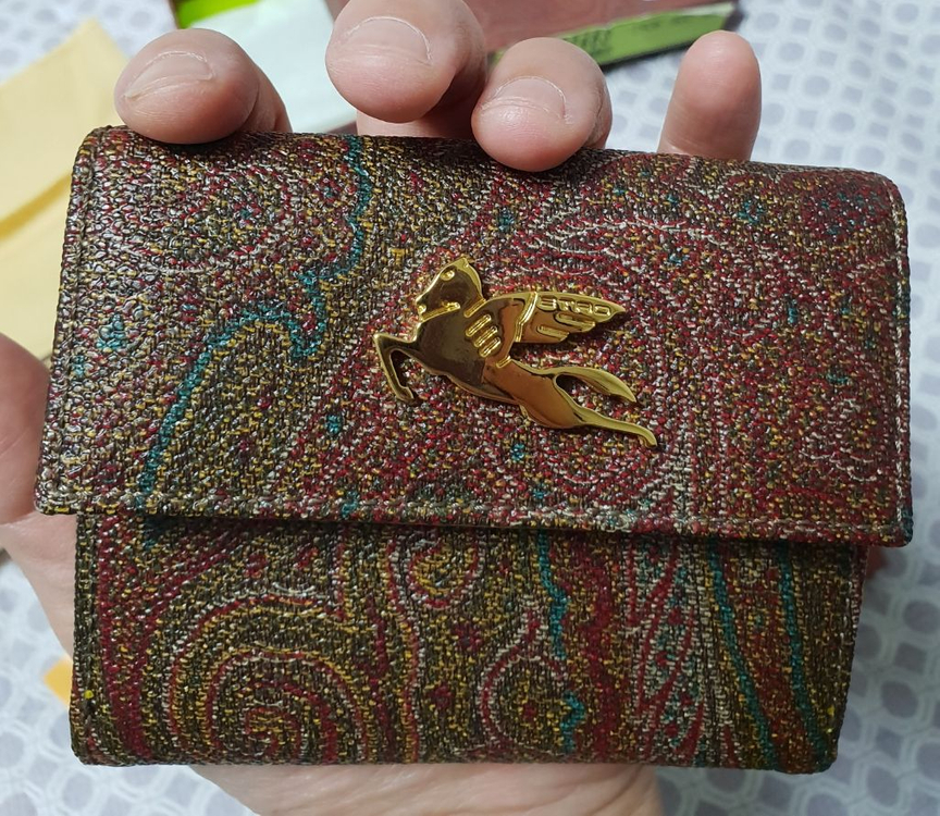 (정품 새상품) 에트로 반지갑(중지갑)--3