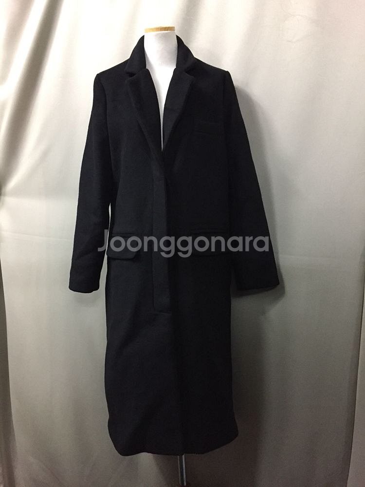 파격할인.B1303 블랙 롱 코트--0