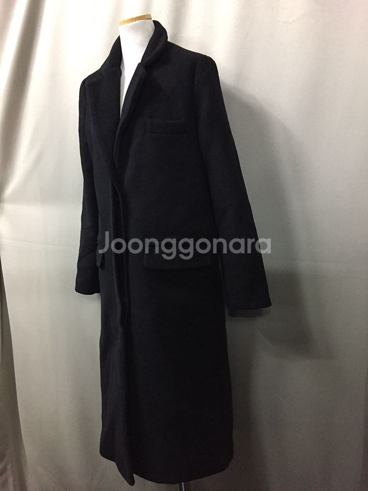 파격할인.B1303 블랙 롱 코트--3