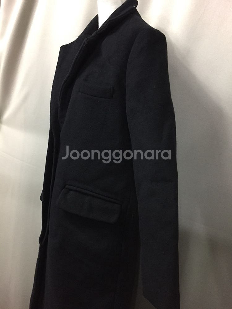 파격할인.B1303 블랙 롱 코트--5