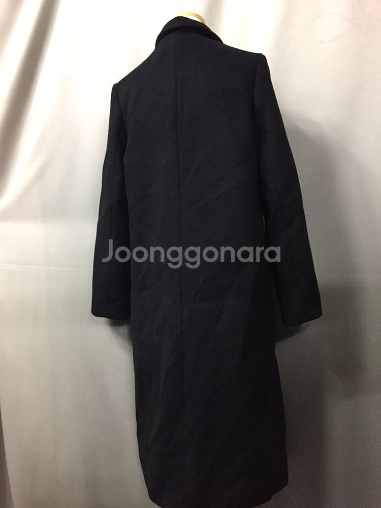 파격할인.B1303 블랙 롱 코트--7