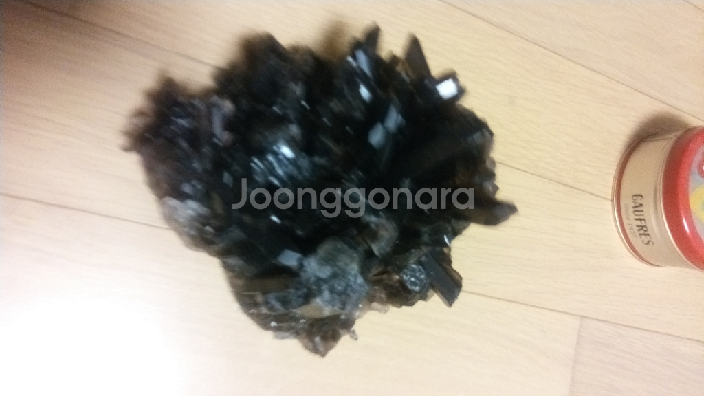 흑수정+연수정 클러스터 (Black quartz)--0