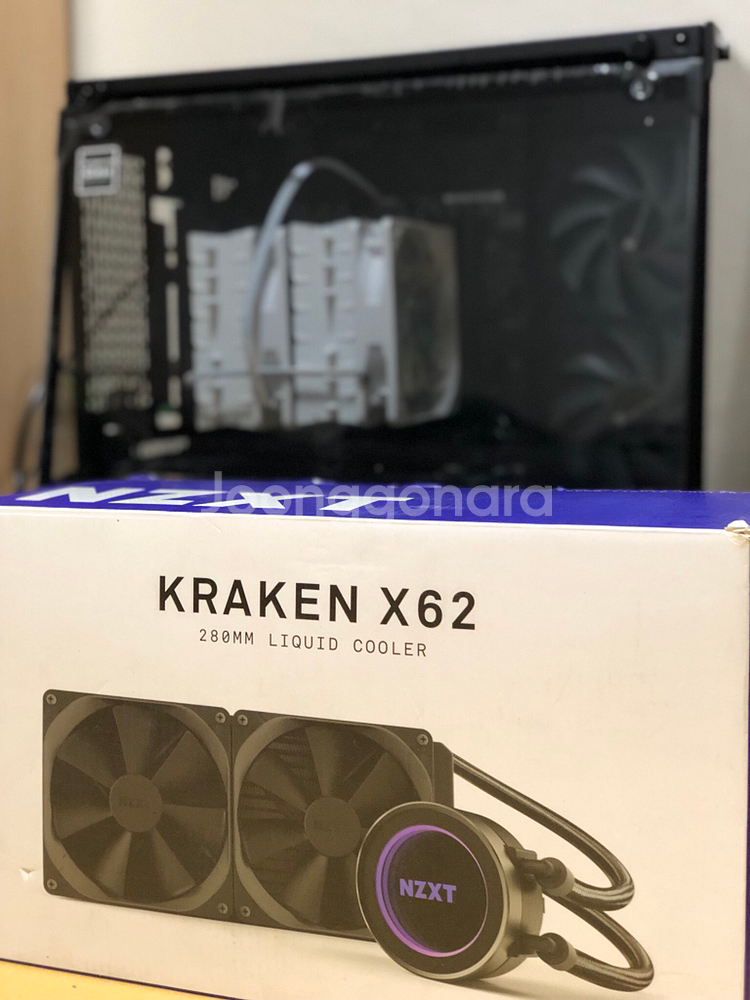 Kraken X62 수랭 풀박스 판매합니다. 안전--0