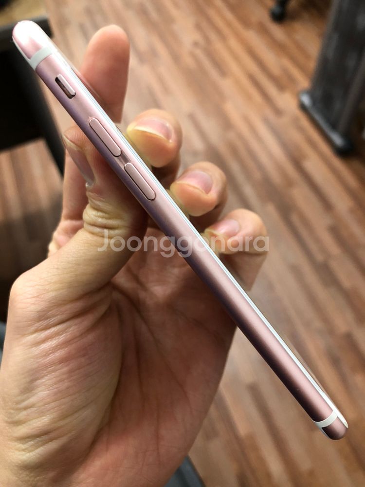 아이폰 6s 64기가 로즈골드 액정금--1