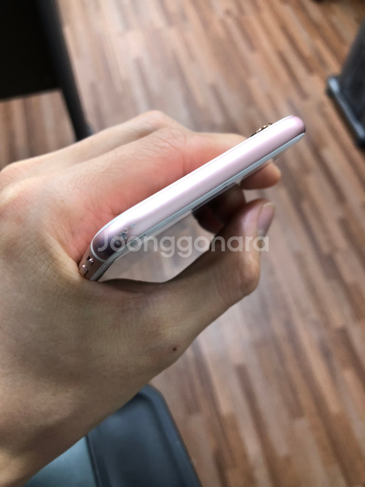 아이폰 6s 64기가 로즈골드 액정금--3