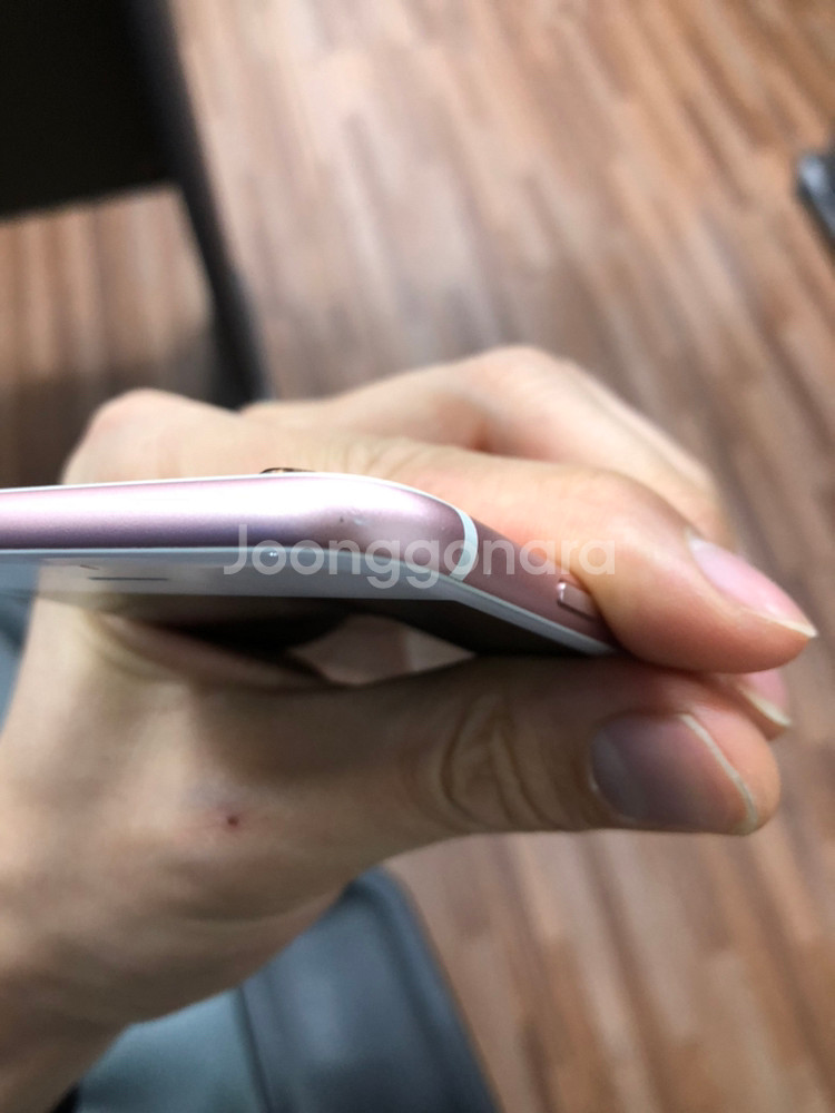 아이폰 6s 64기가 로즈골드 액정금--4