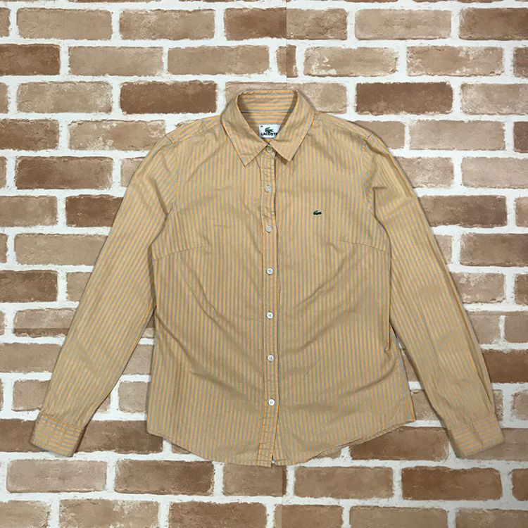 라코스테 여성용 스트라이프 셔츠 남방--0
