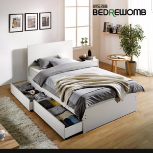 금성 베드리움 침대 SS (서랍형)