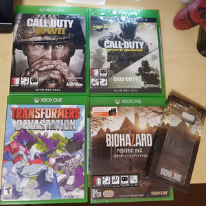 엑스박스원 바이오하자드7/콜옵/트랜스포머 판매