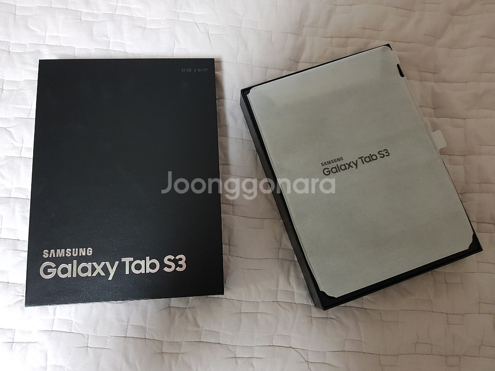 갤럭시탭 S3 32G, 와이파이, 블랙 팝니다.--2