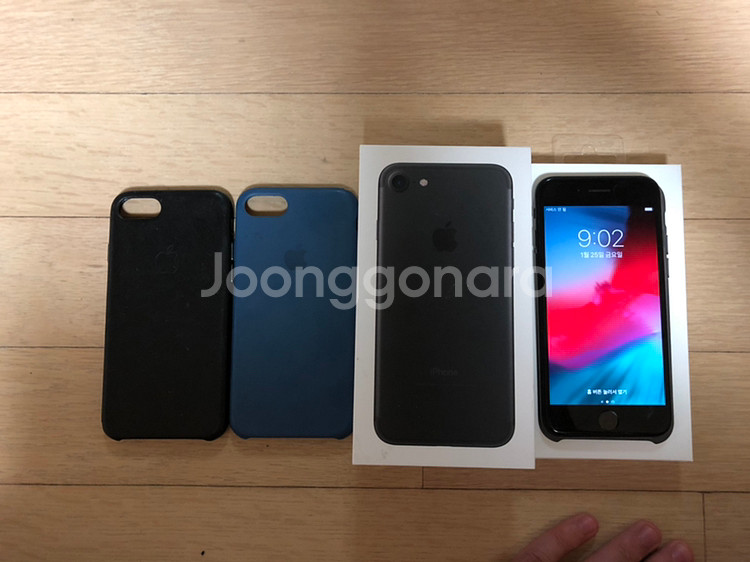 아이폰7 128gb 매트블랙 베터리 100%--3
