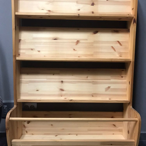 유아전면책장, 전면책꽂이, 원목전면책장