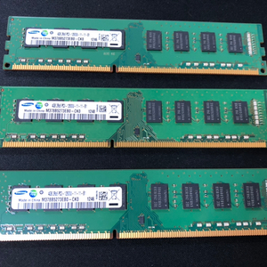 삼성 DDR3 4GB PC3-12800U 양면 3장