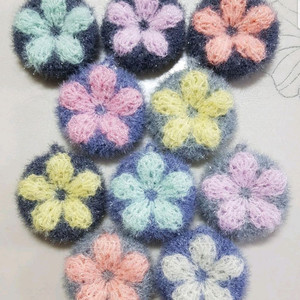 핸드메이드 수세미 