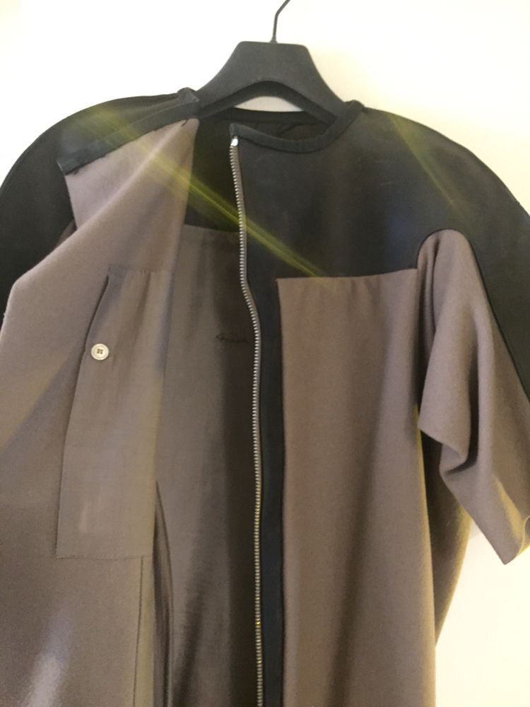 릭 오웬스 Rick Owens 레더 숄더 코트--9