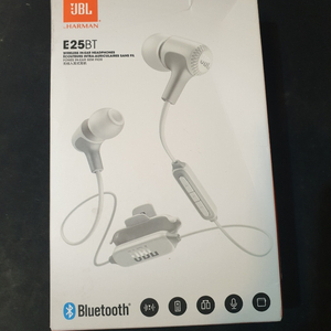 (새상품)JBL E25BT 블루투스이어폰  화이트 택포